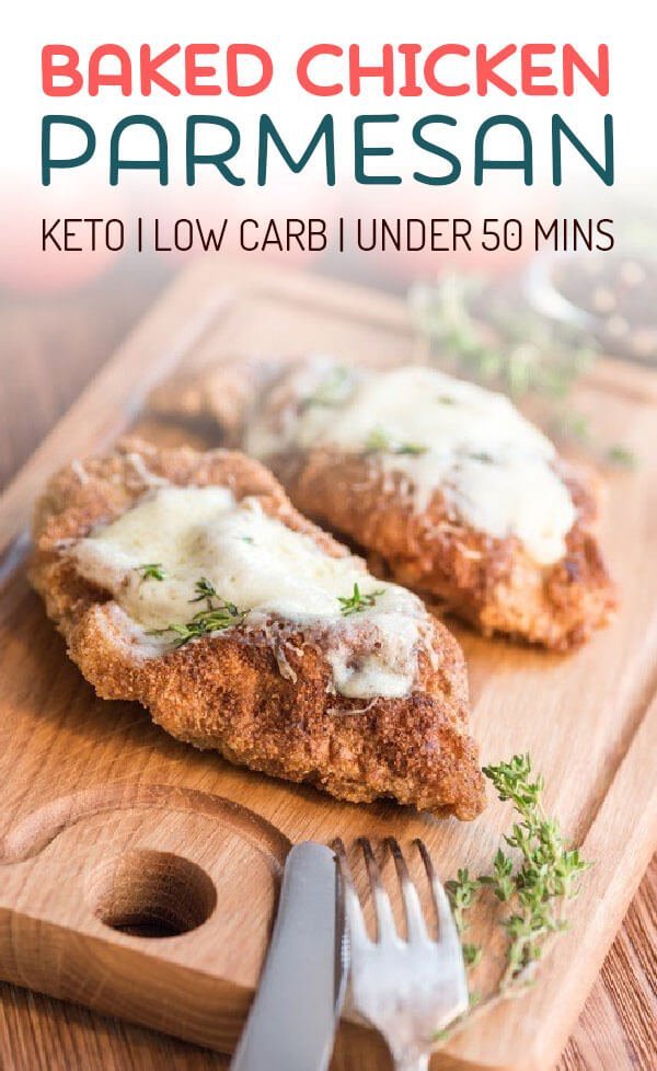 Low Carb Baked Chicken Parmesan