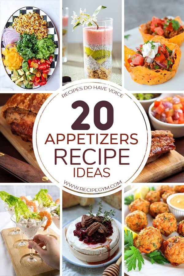20 appetizers recipe ideas