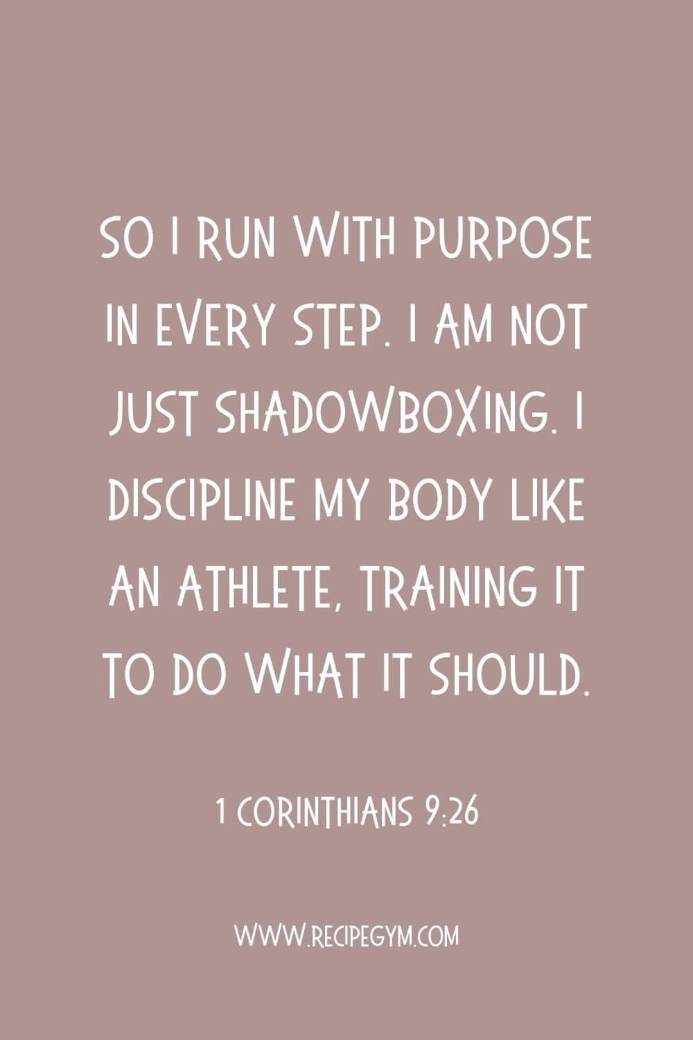 fitness bible verses