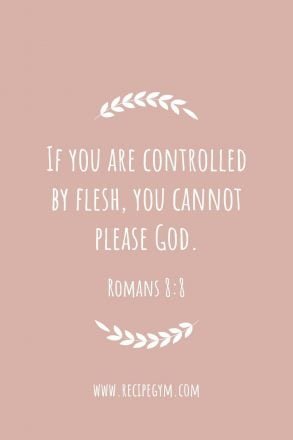3ddd If you are controlled by flesh you cannot please God