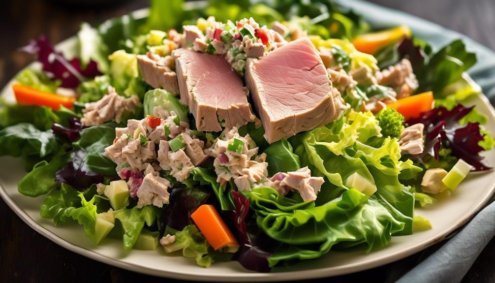 varieties of healthy tuna salads