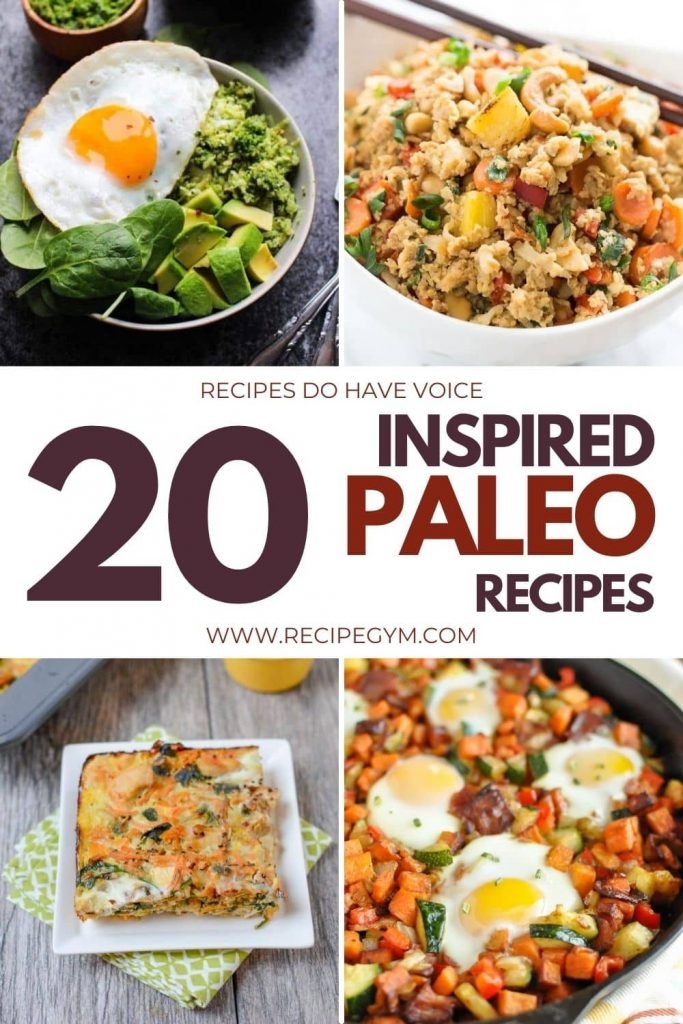 20 Easy Inspired Paleo Recipes - Recipe Gym