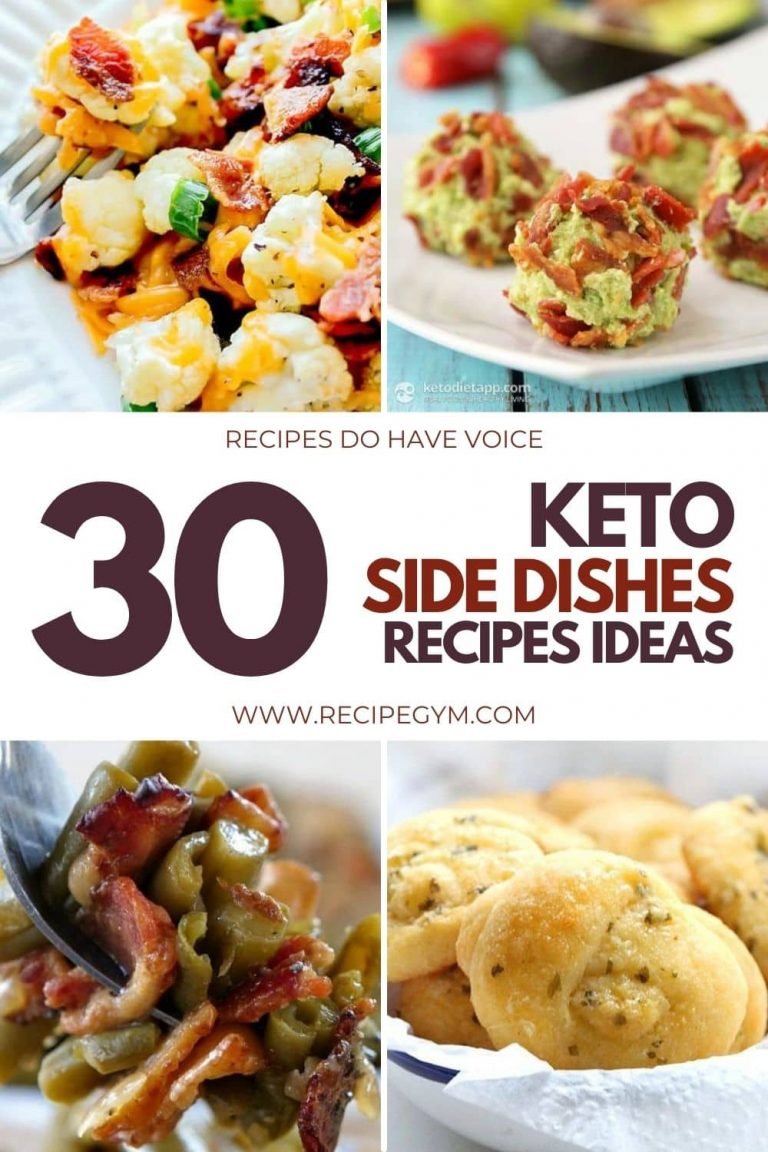 30 Keto Side Dishes Recipes That Are Quick To Make - Recipe Gym