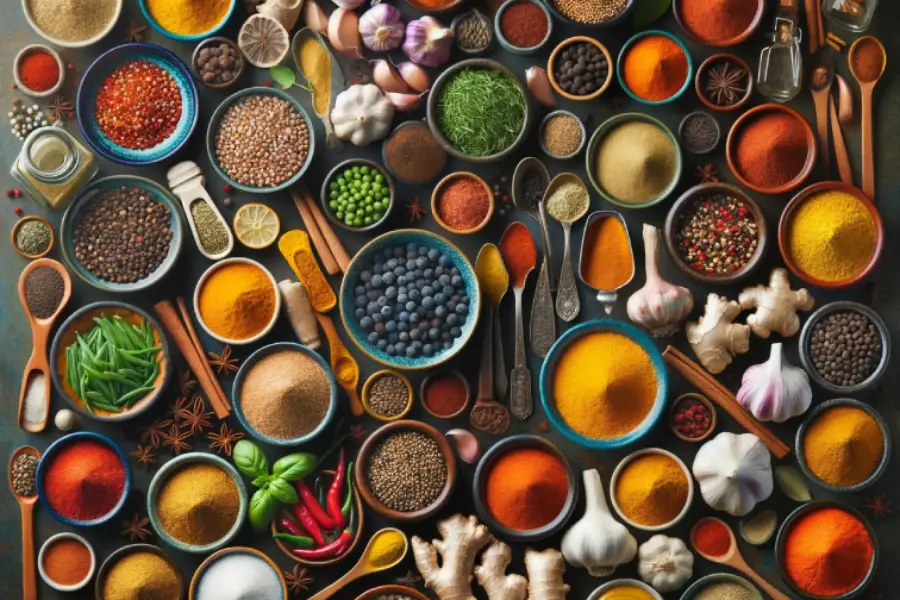 Spices and Condiments for Fruit that starts with letter G