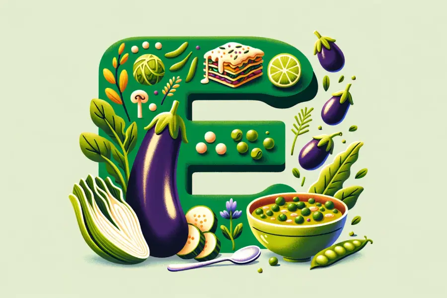 Vegetarian Dishes Starting With Letter E